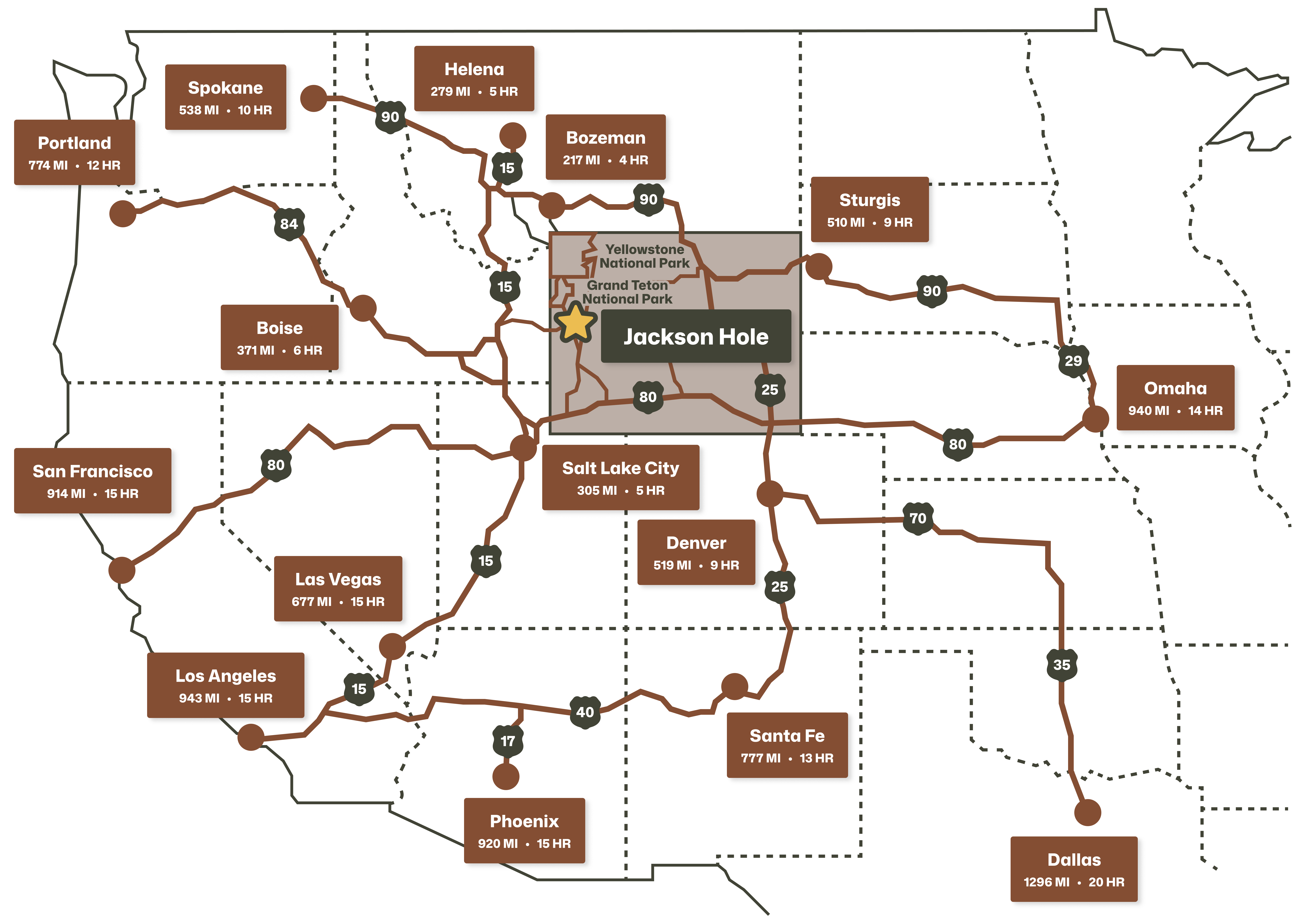 Tammah driving distance to landmarks map