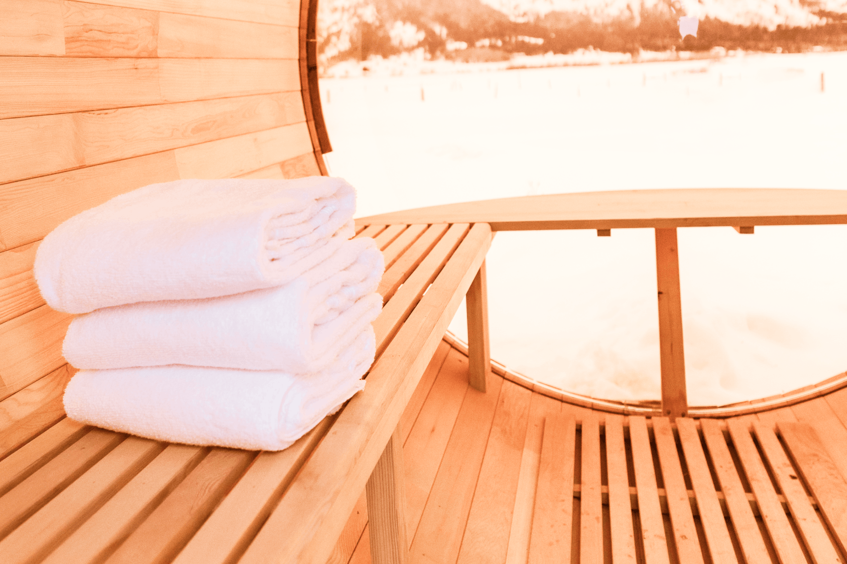 Summer view in family suite layout geodesic dome