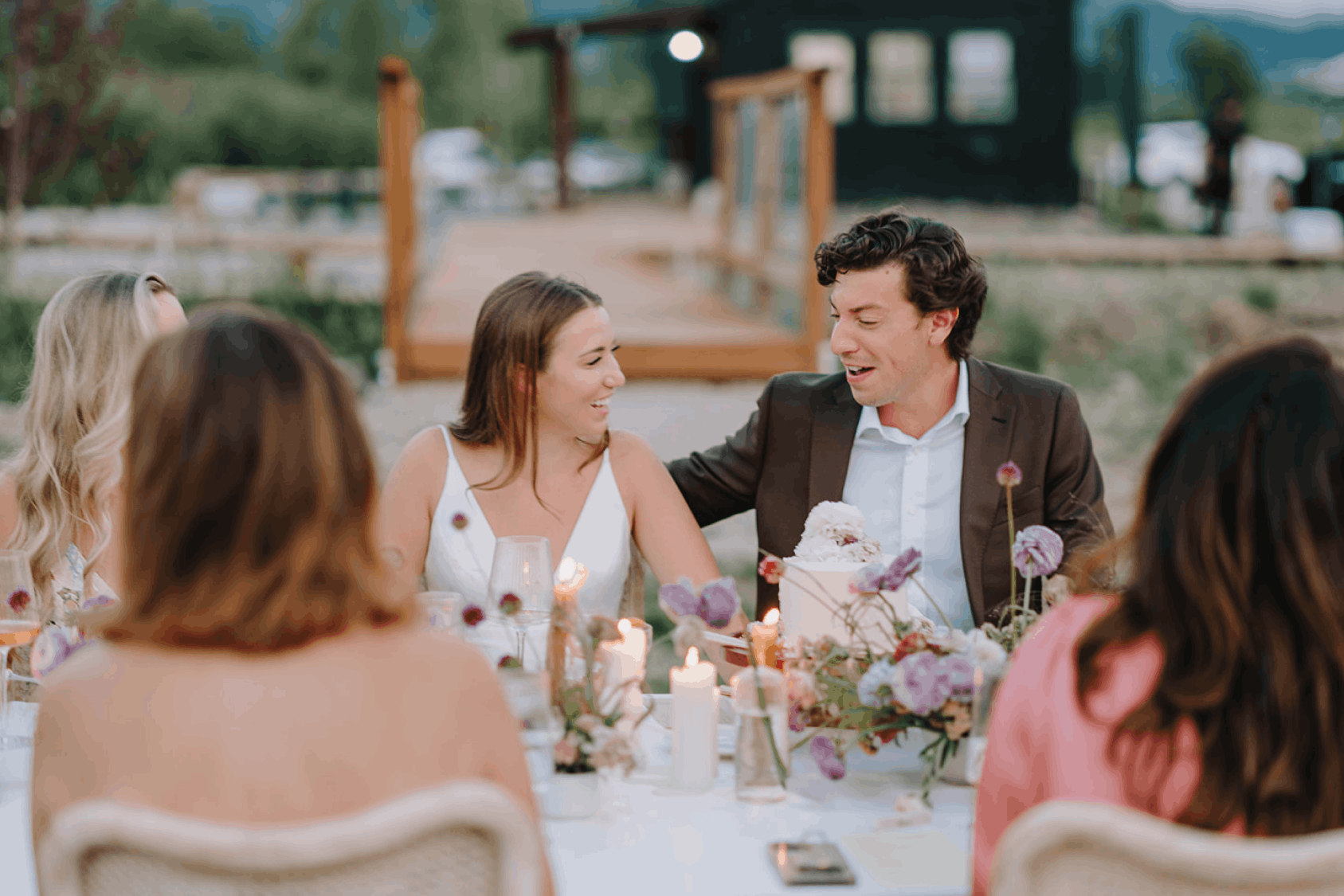 Mirror and bunk bed in geodesic dome