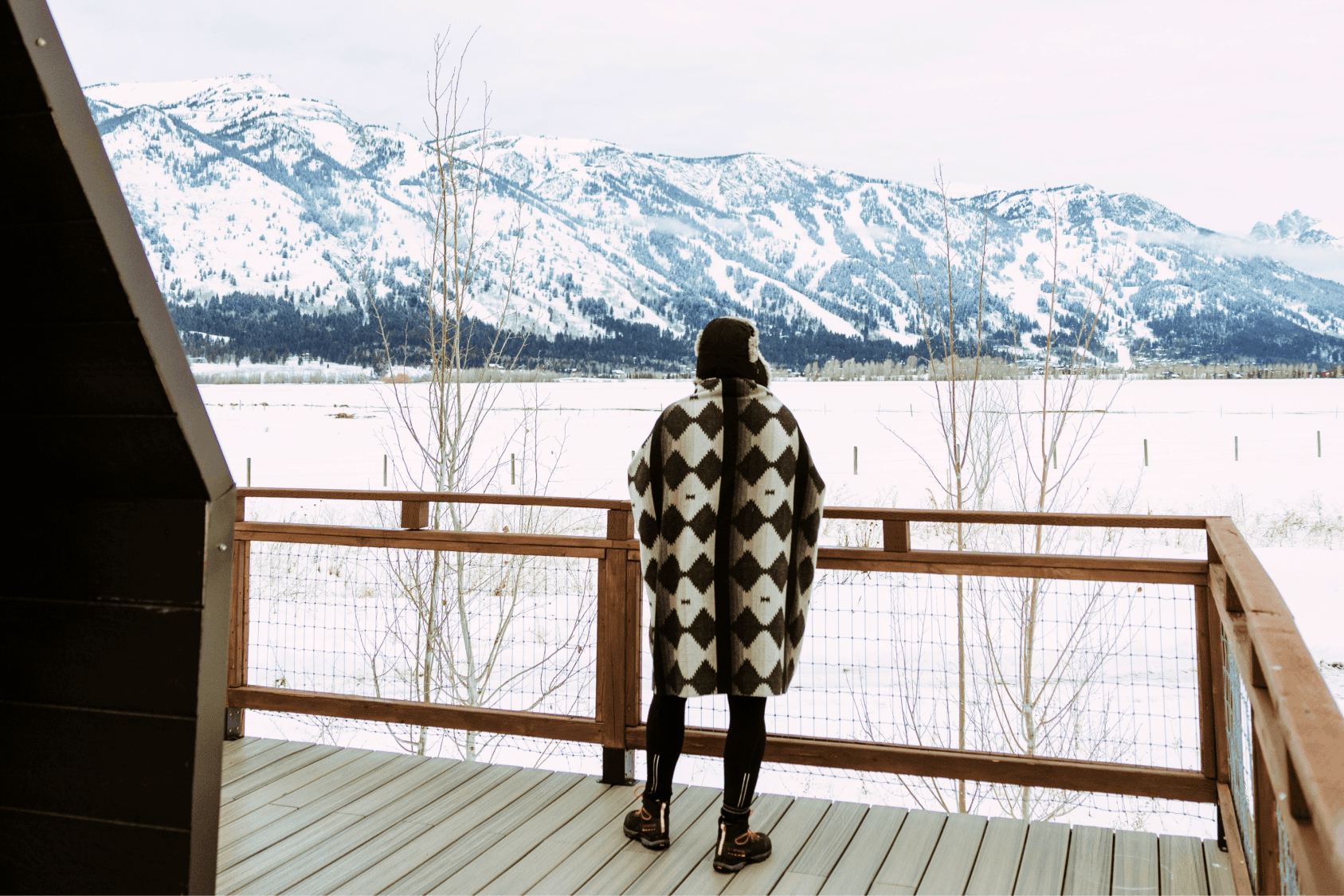 Summer view in family suite layout geodesic dome