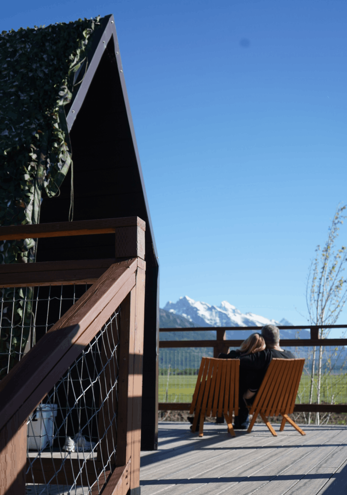 Person kayaking on Jenny Lake