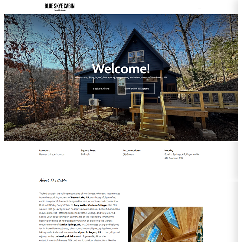 BlueSkyeCabin.com