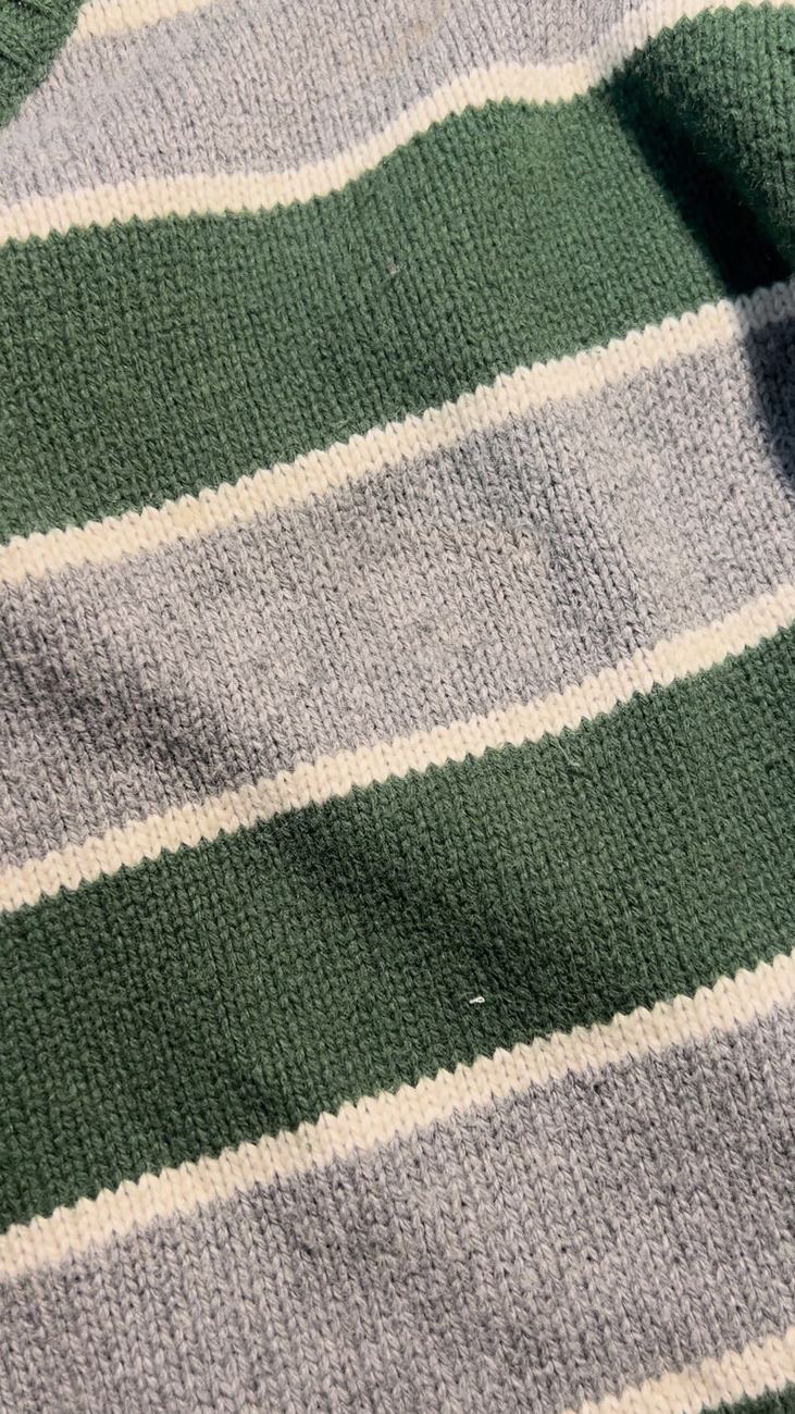 The same stripe after repair