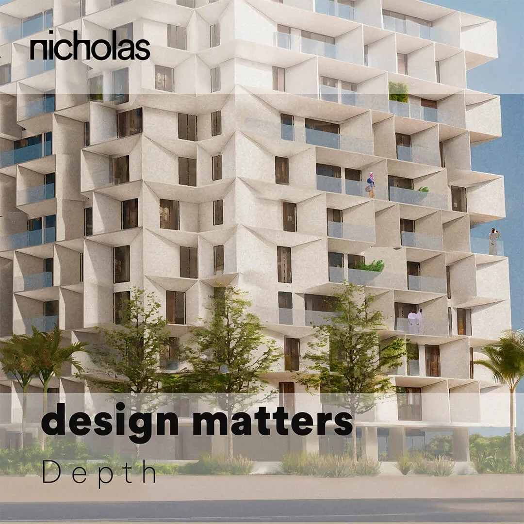 Dubai Residential Architectural Project, designed by nicholas