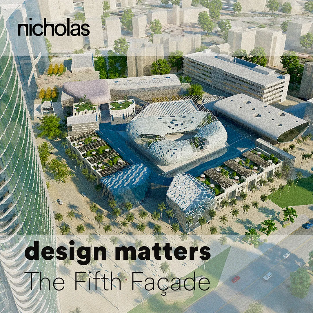 Fifth façade Architectural Project for Regenerative Design in Middle East