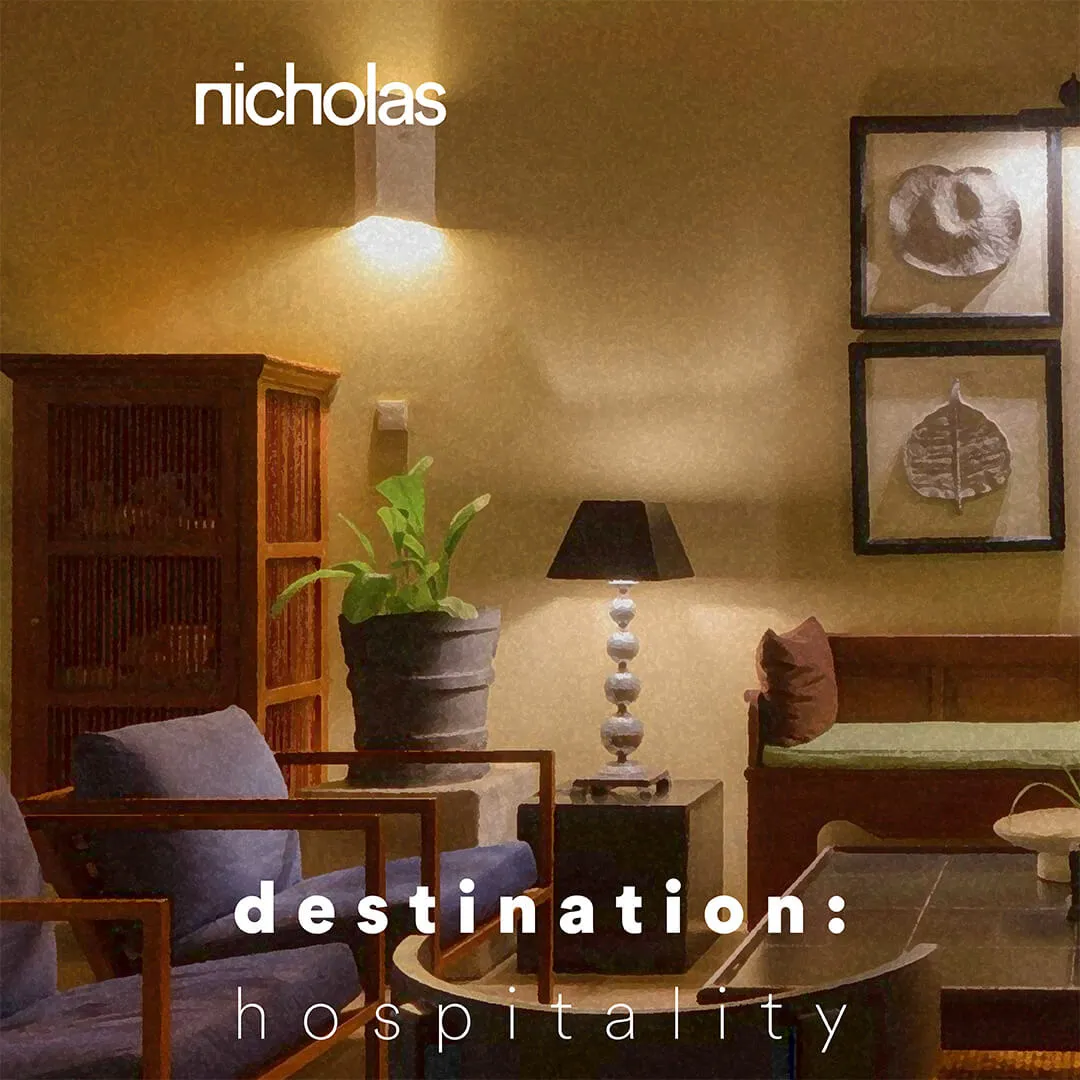 Warm-toned resort lounge interior expressing a strong sense of place