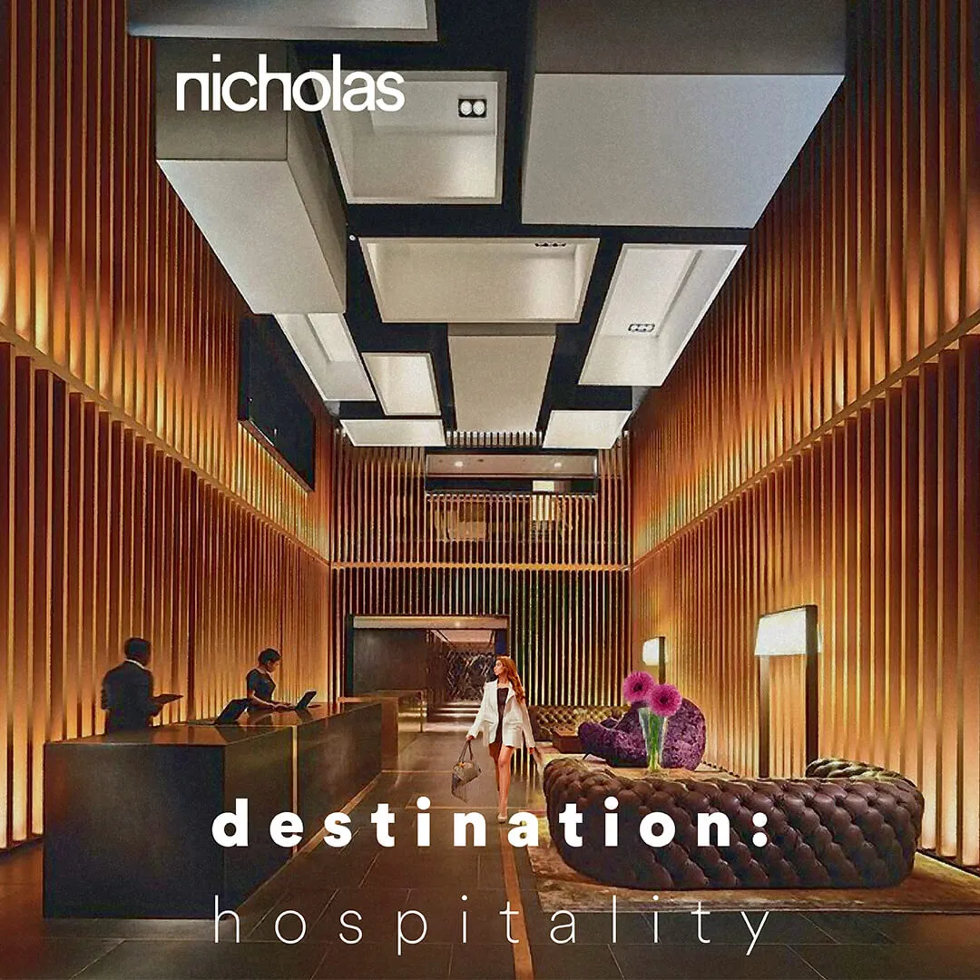 Luxury hotel reception creating an immersive hospitality experience