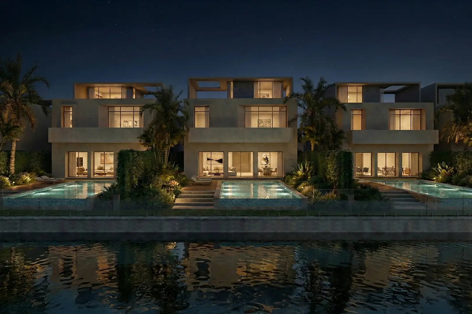 Luxury waterfront villas in Resort Island Town Centre, Bahrain