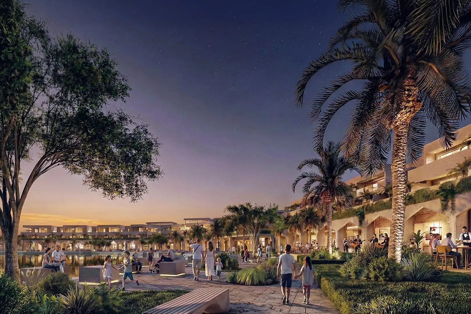 Luxury Resort Common Spaces Architectural Project in the Middle East, Resort Common Spaces Architectural Project in Bahrain, Middle East Resort Common Spaces Architecture Project