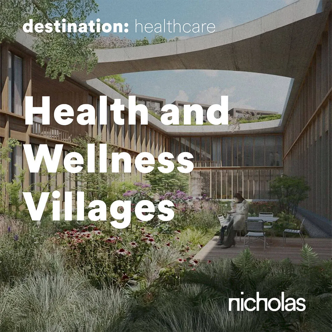 Wellness-focused urban design, healthcare architecture design for wellbeing
