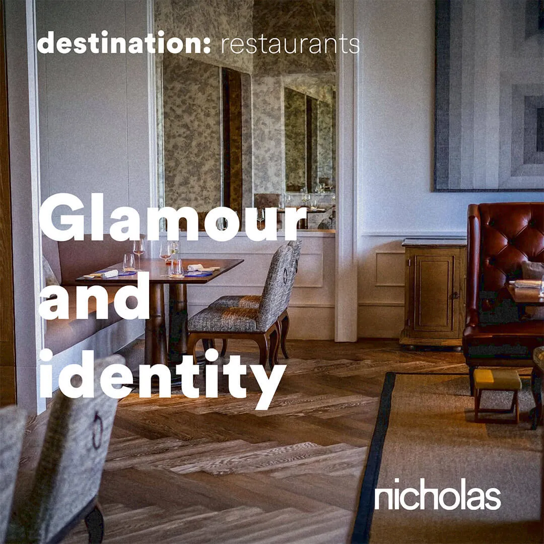 Premium dining space architecture, signature restaurant hotel design, luxury hospitality interiors Middle East 