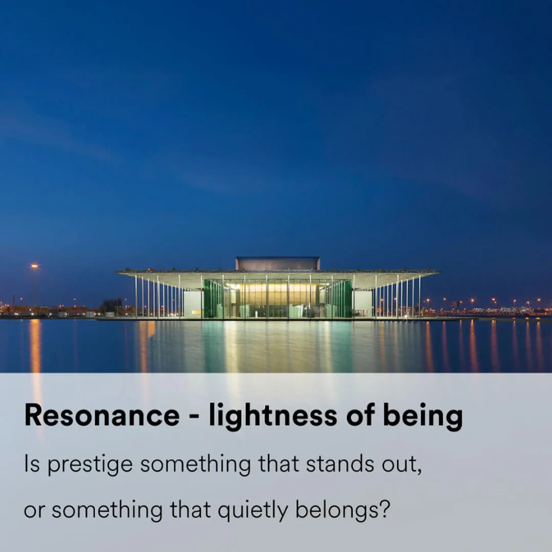 Bahrain National Theatre in Manama appearing to float on water, Contemporary Gulf Architecture