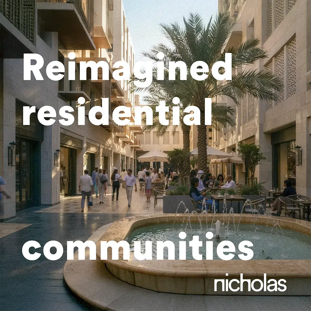 Contemporary Souk Architecture Design, Middle Eastern Urban Architecture, Mashrabiya Contemporary Architecture, nicholas Architecture Bahrain