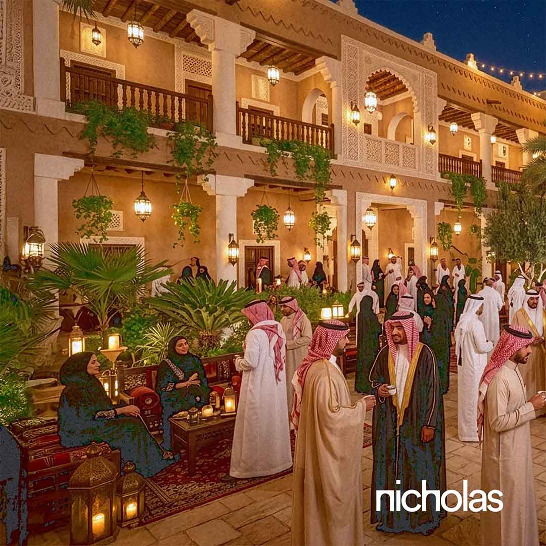 People-centred urban design, Najdi architecture, Sustainable Urban Design, Nicholas architecture studio Bahrain