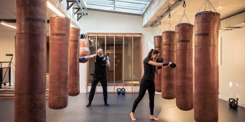 Cours de boxe à La Fondation