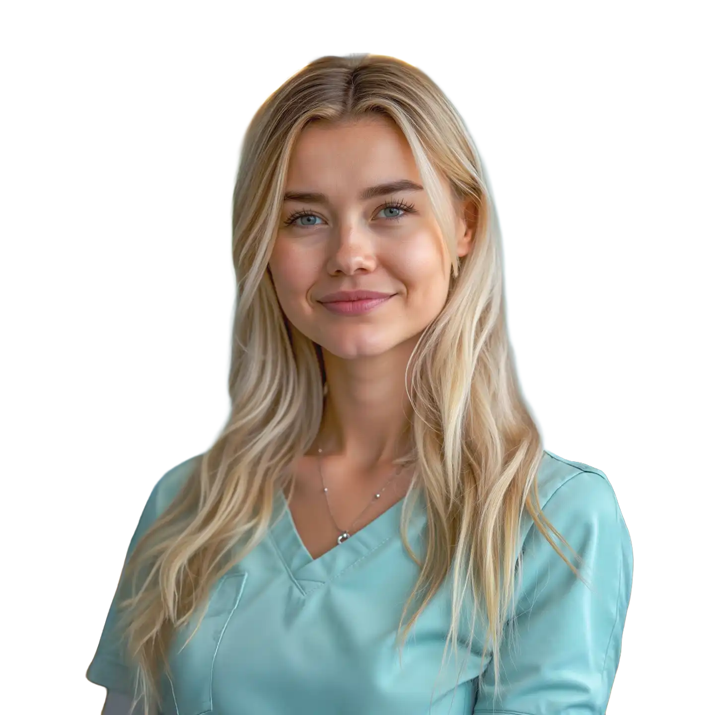 a smiling nurse