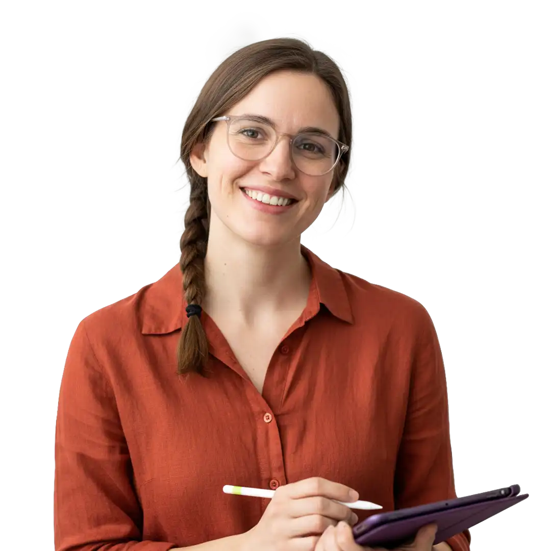 Healthcare Admin student working through healthcare administration career path online to complete a healthcare admin degree