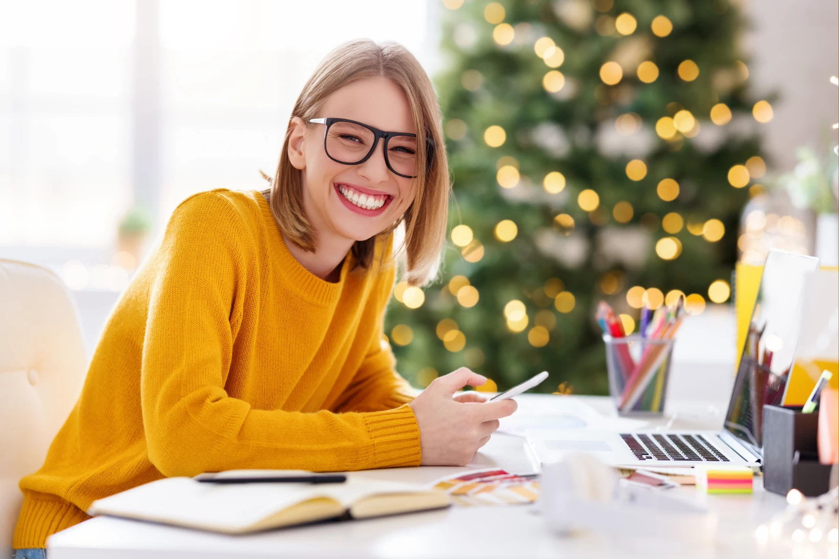 A non-traditional learner using the holidays to spark their next career move.