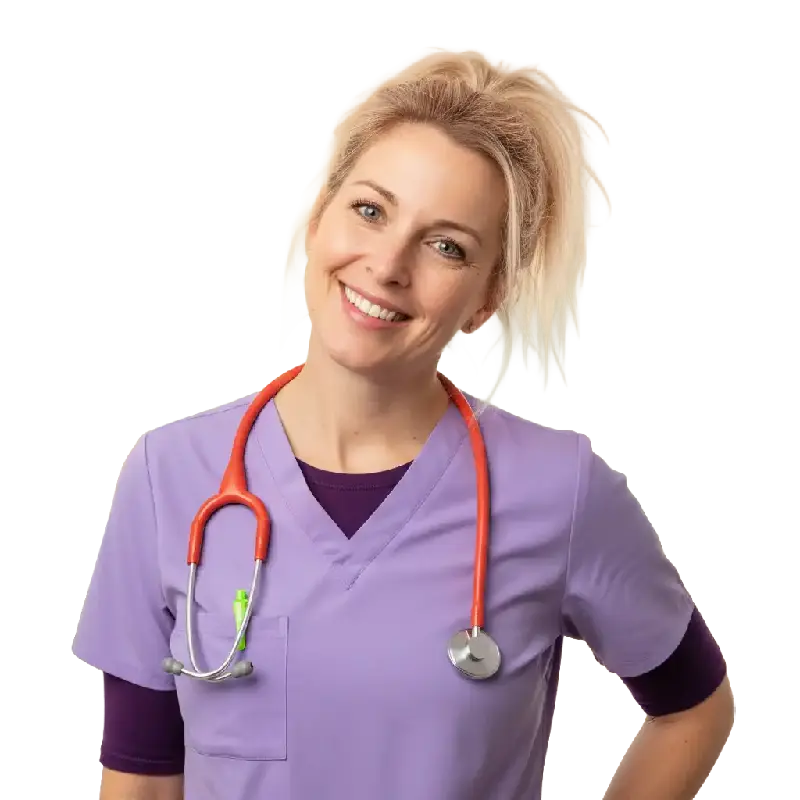 LPN happy about starting her career path to become an RN