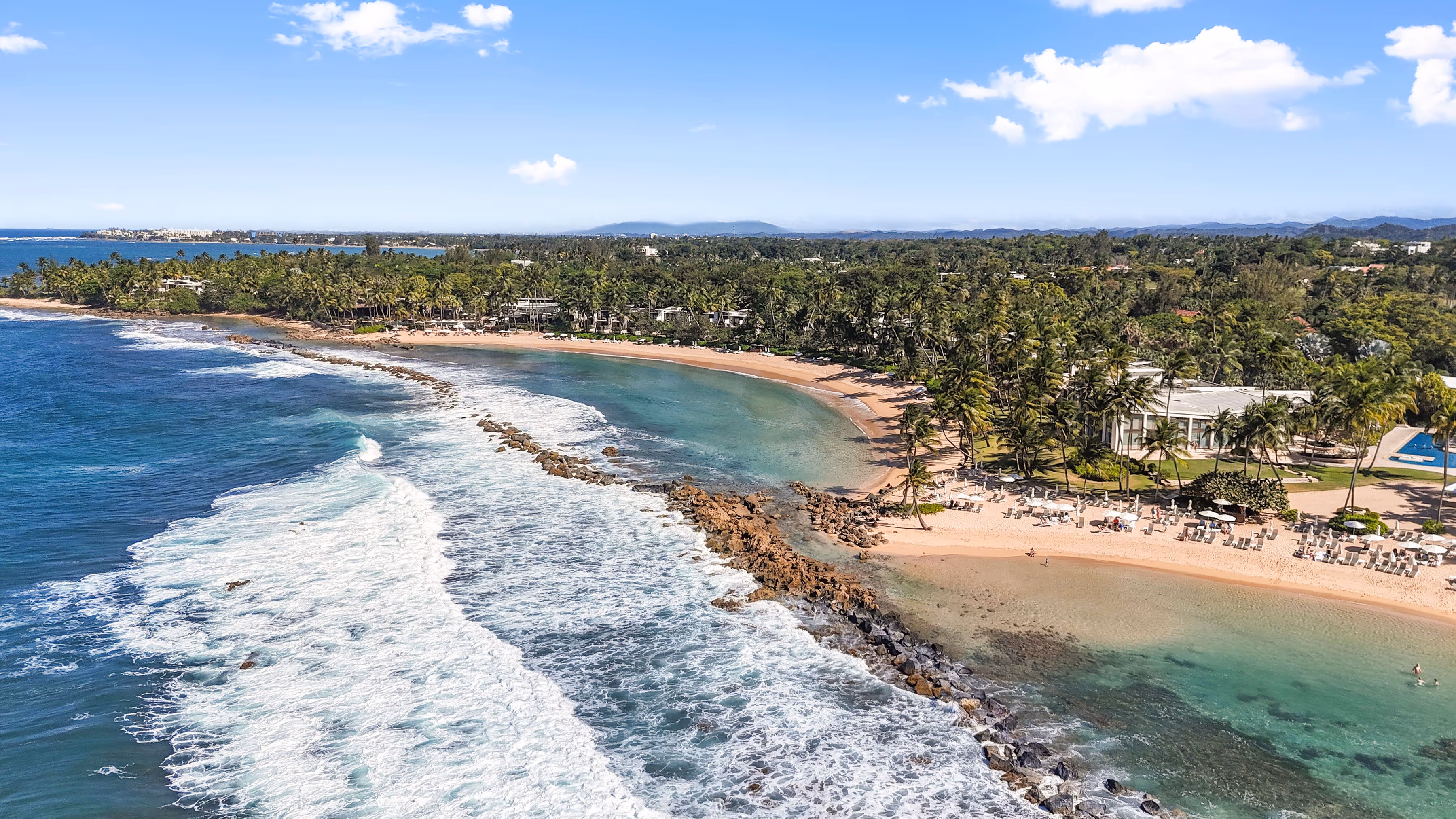 Private cabanas and relaxation gardens at Dorado Beach Resort spa
