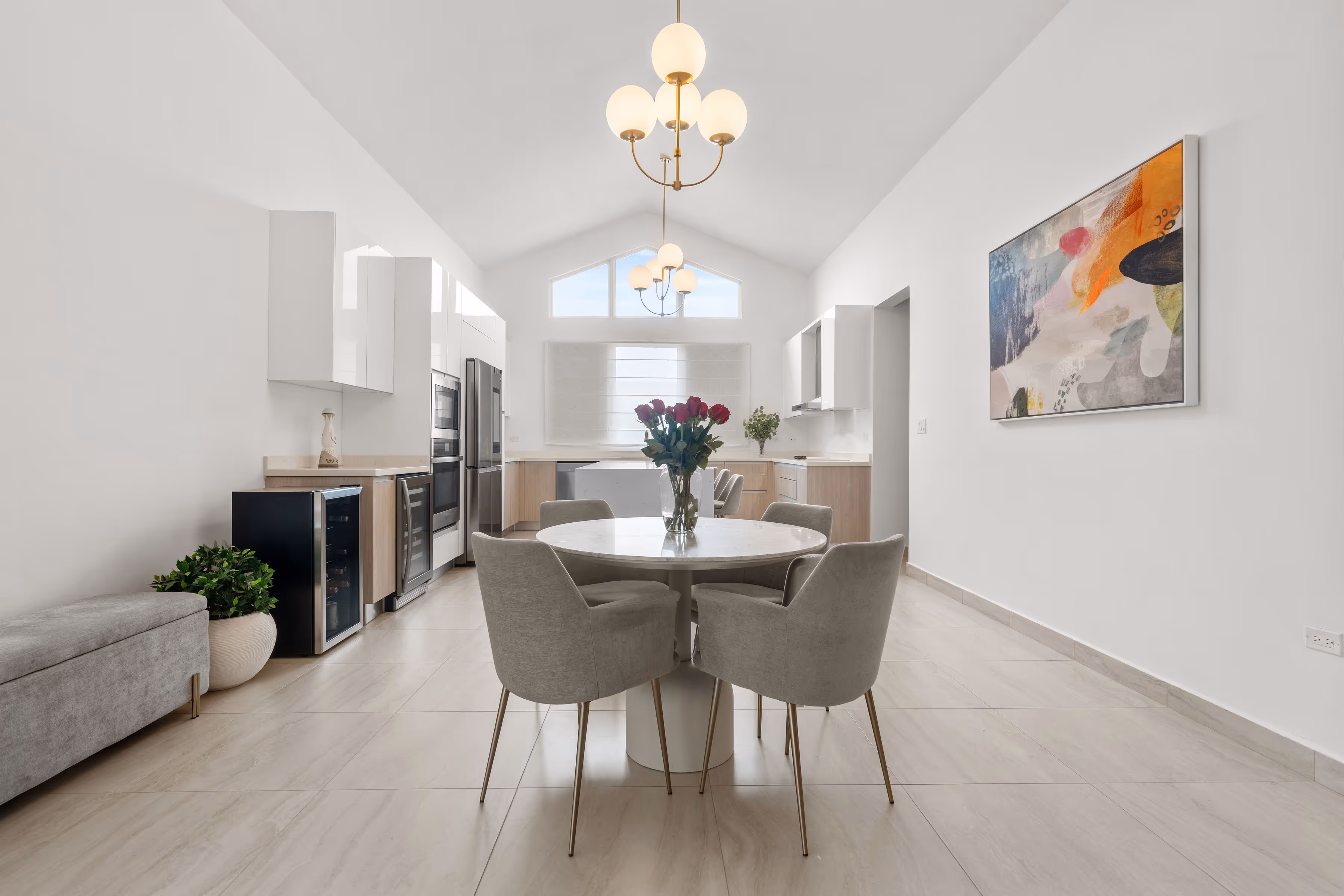 Italian-crafted windows framing natural light