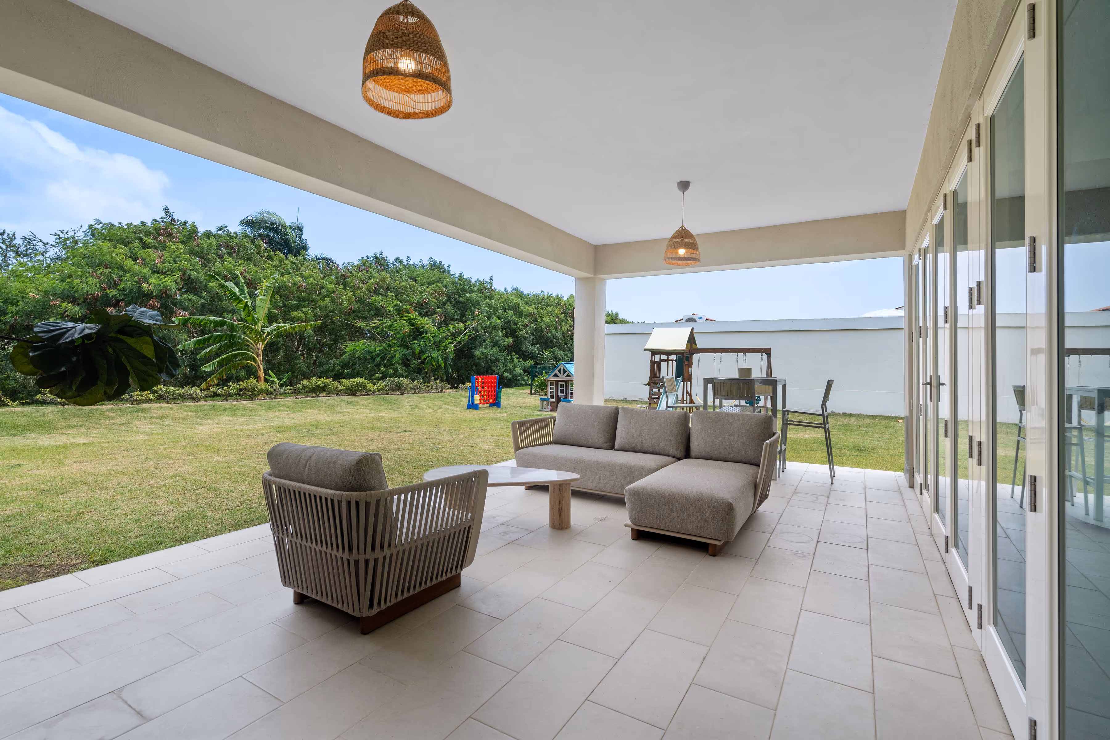 Solar-powered home with Tesla charger