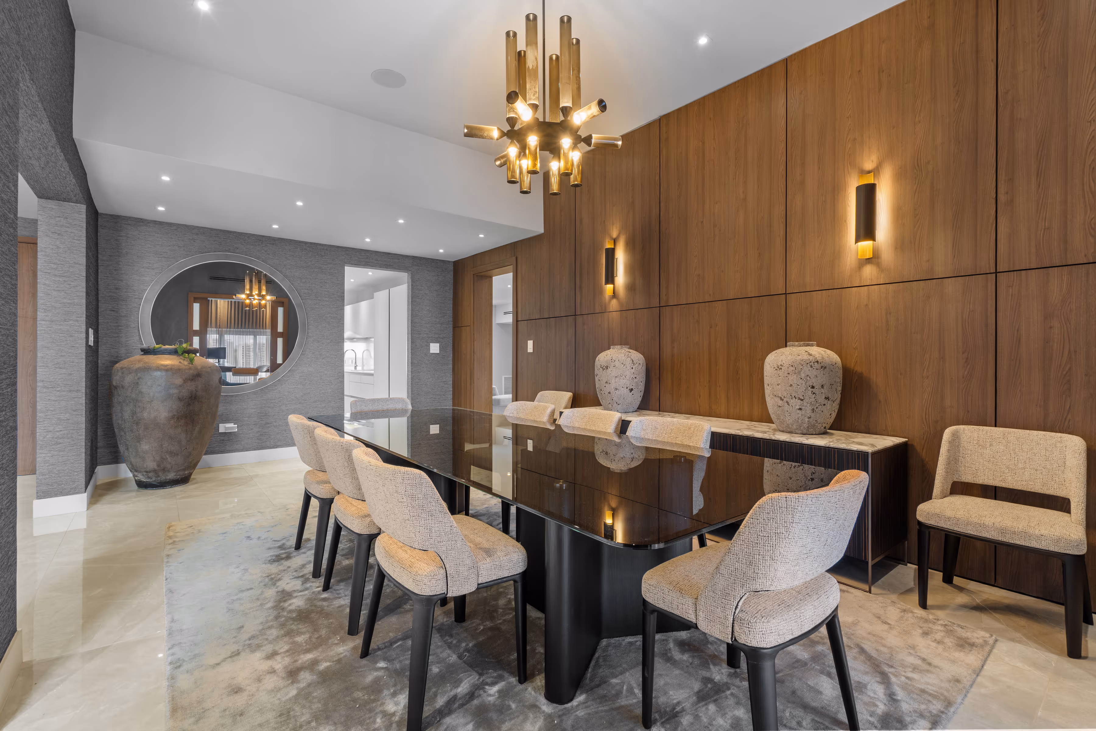 Fully remodeled two story penthouse interior in Guaynabo San Patricio district