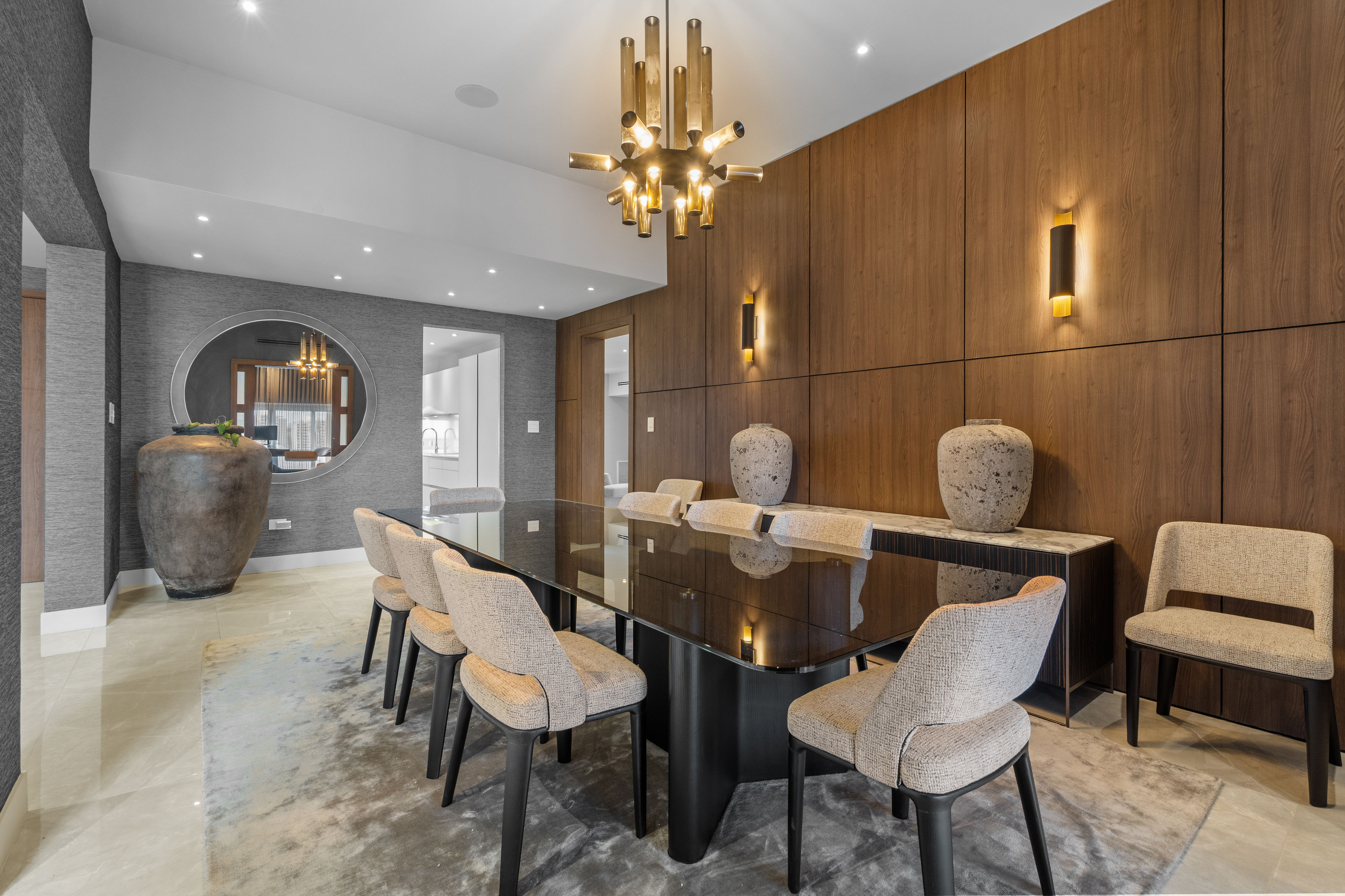 Fully remodeled two story penthouse interior in Guaynabo San Patricio district