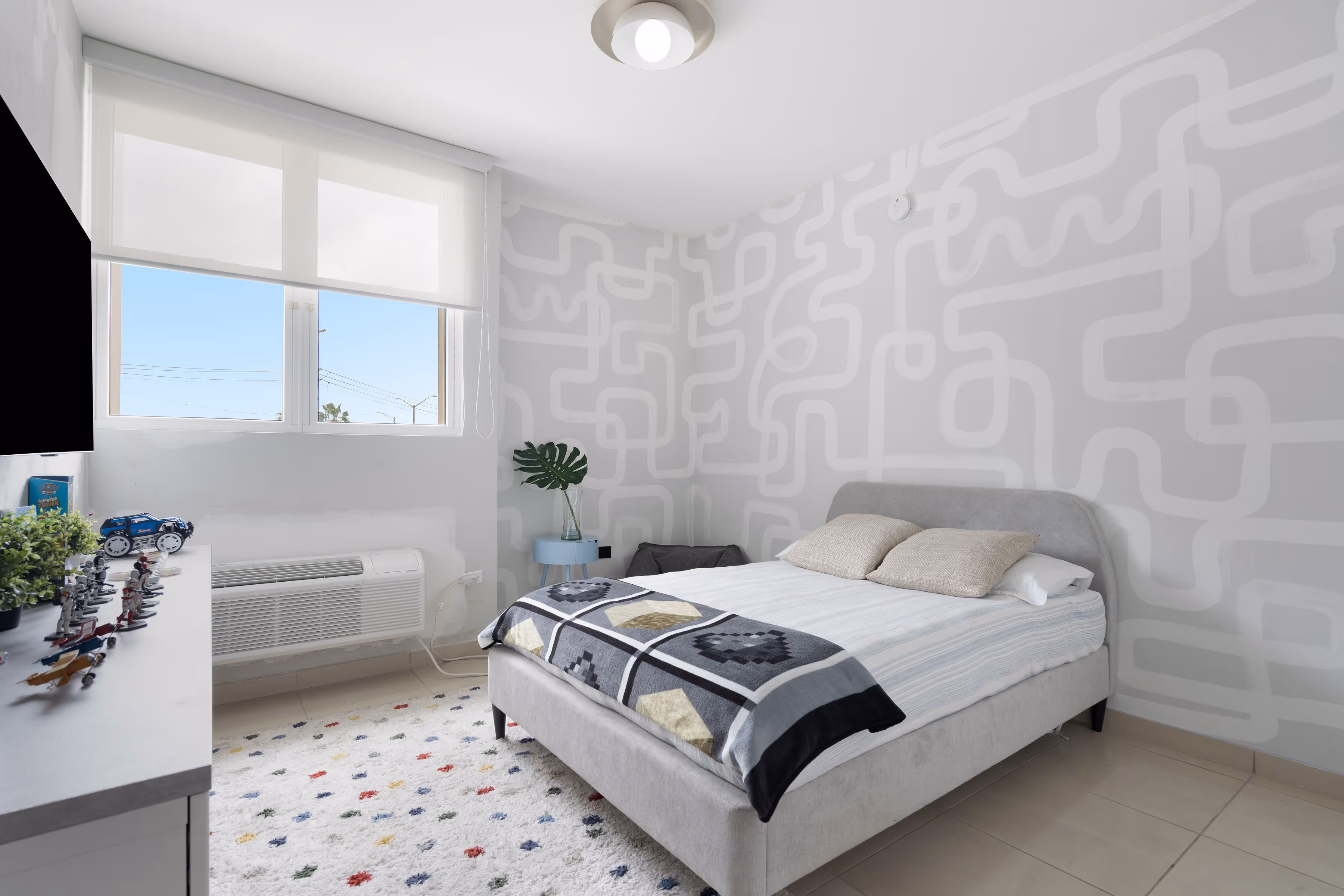 Fully equipped fitness center and gym for residents of Cognac Residence.