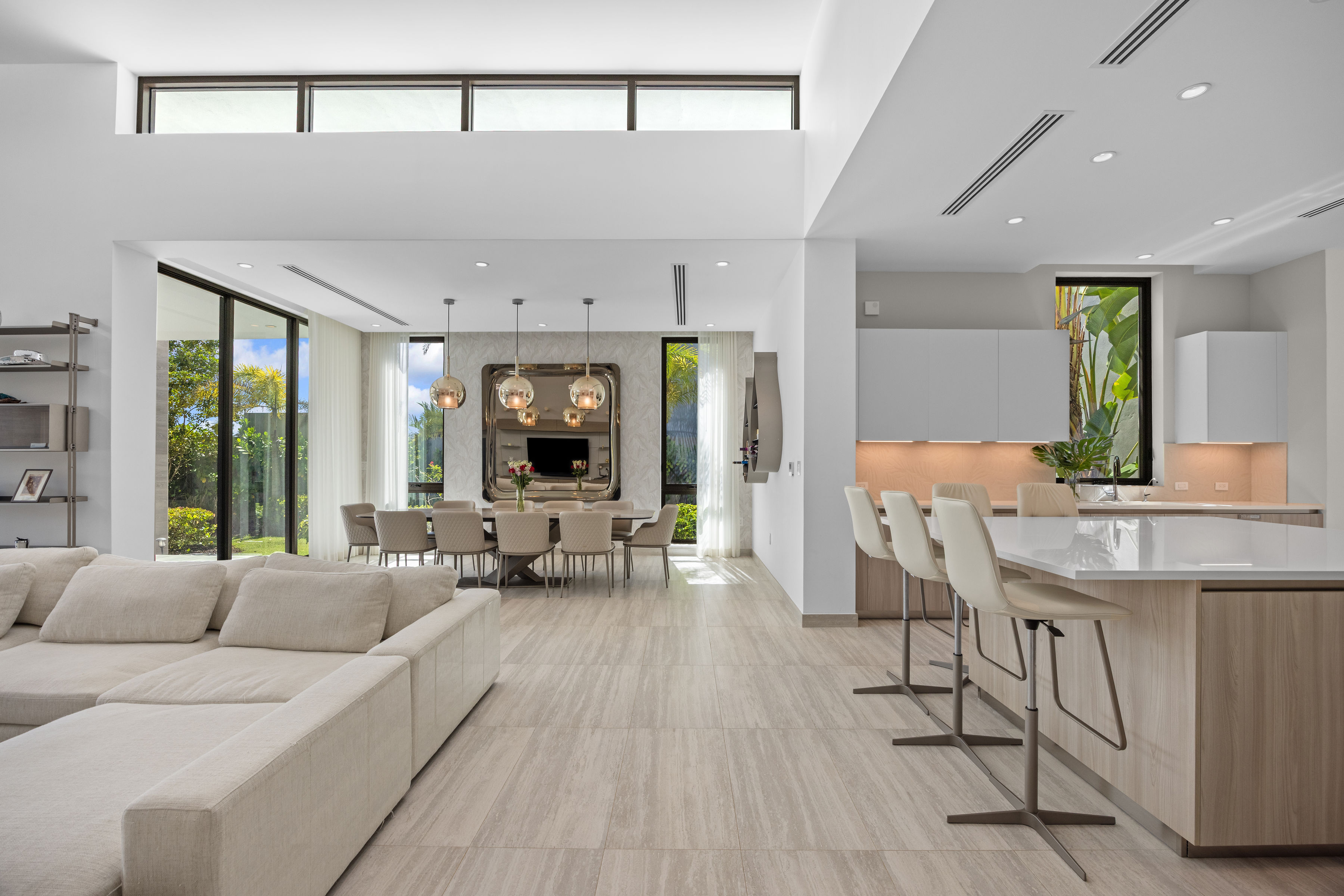 Dorado Beach Resort The Isles residence modern open layout with living, dining, and kitchen seamlessly connected