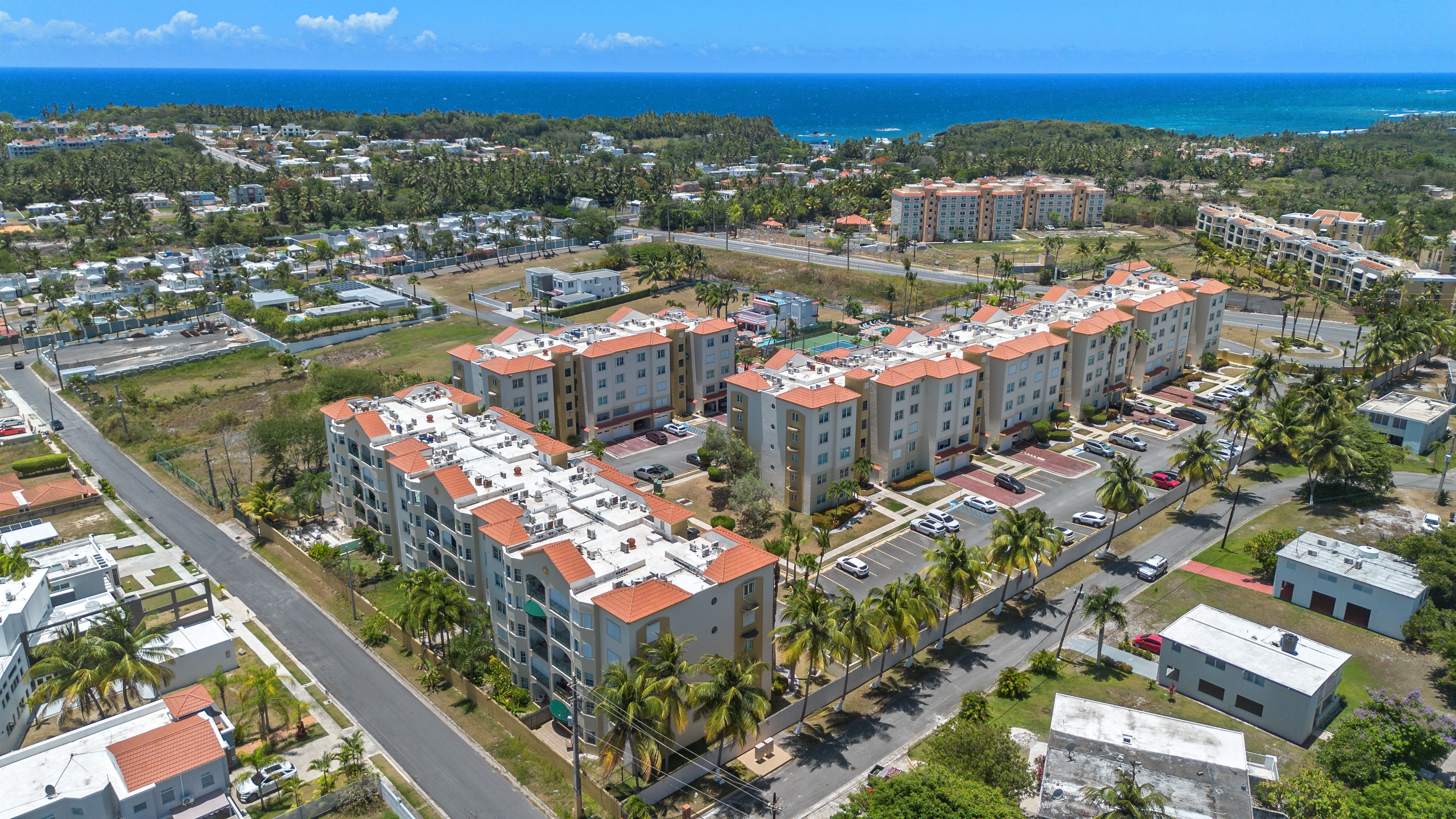 Royal Palm Vega Alta | Aerial view of the Royal Palm community near the coastline of Vega Alta