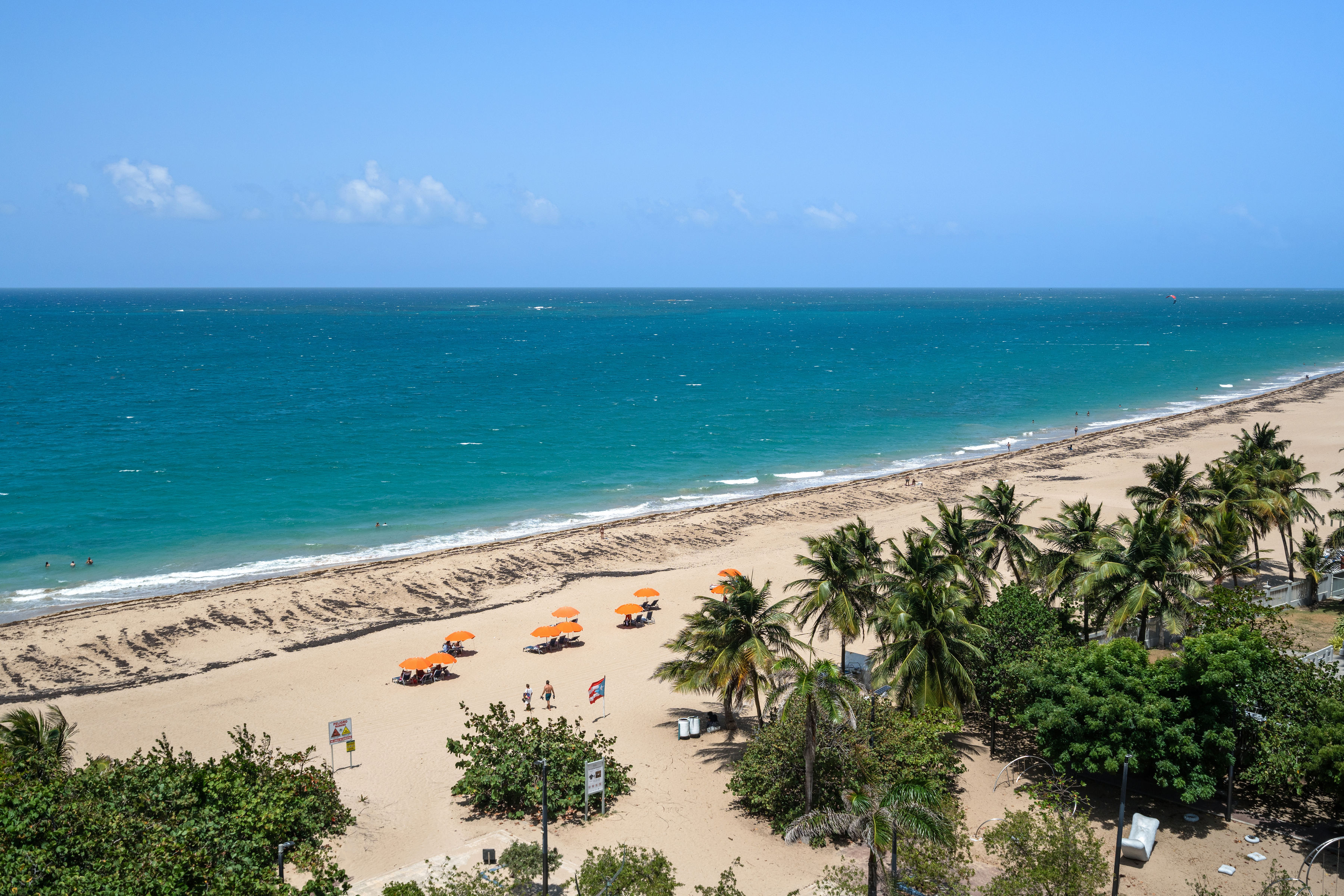 Las Olas Condado beach and Atlantic Ocean view from the residence