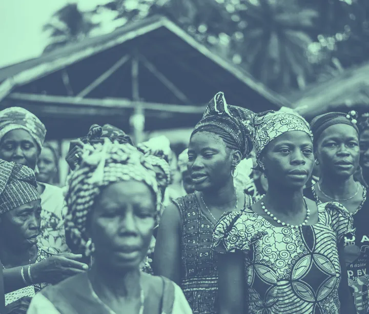 A group of people standing next to each other.