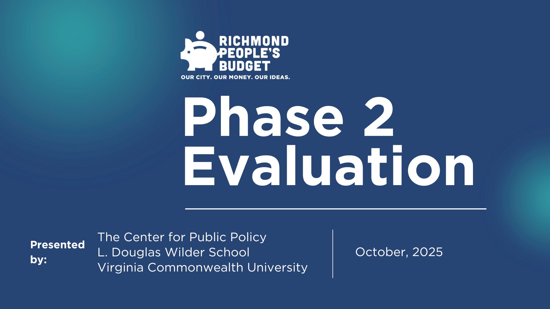 header image for Phase 2 Richmond People's Budget evaluation