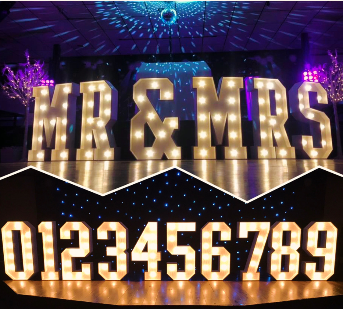 LED Letter Hire Redditch Worcestershire