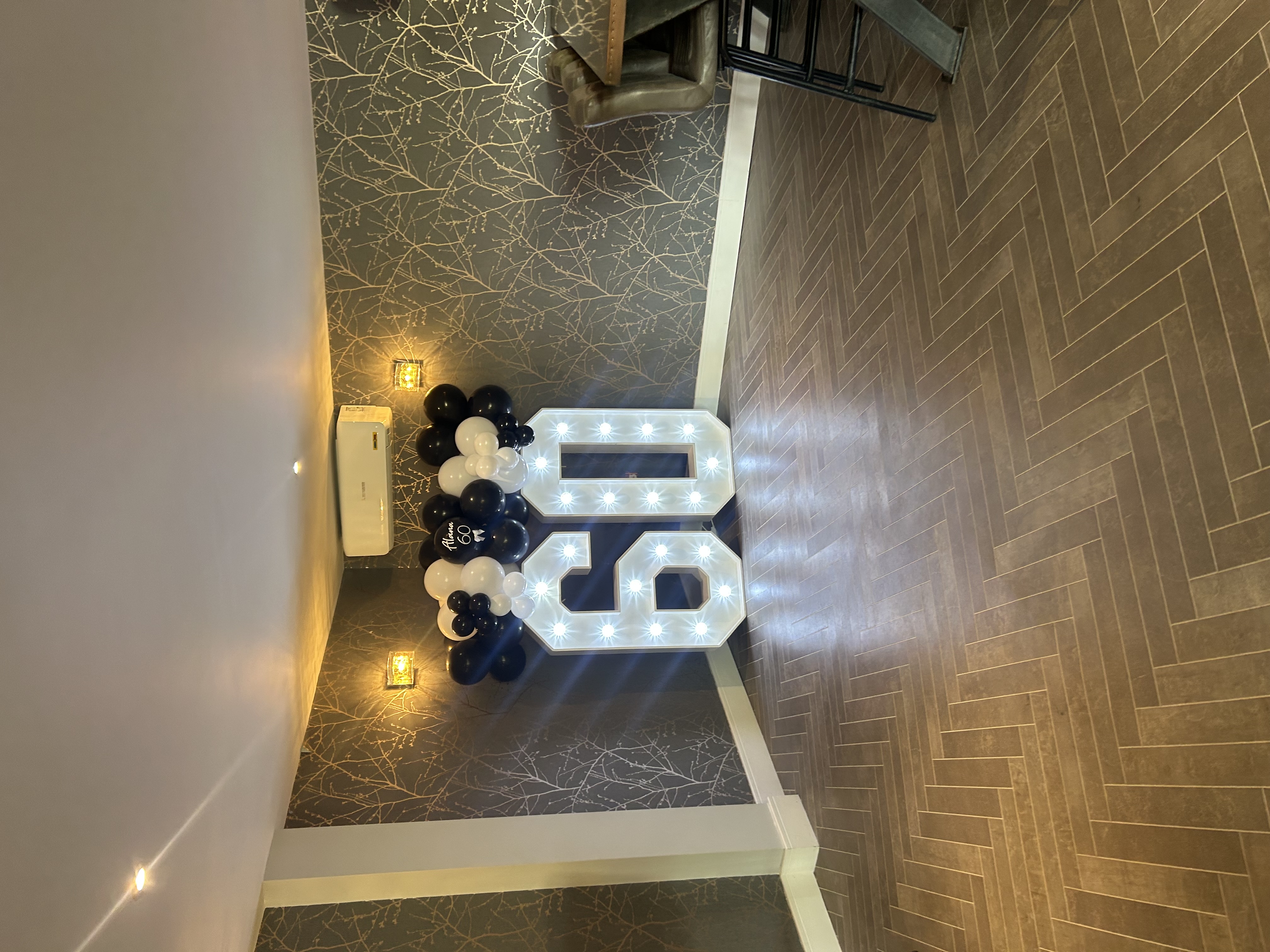 LED Number Hire Redditch Birthday Party