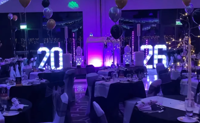 Custom LED Date Wedding Redditch