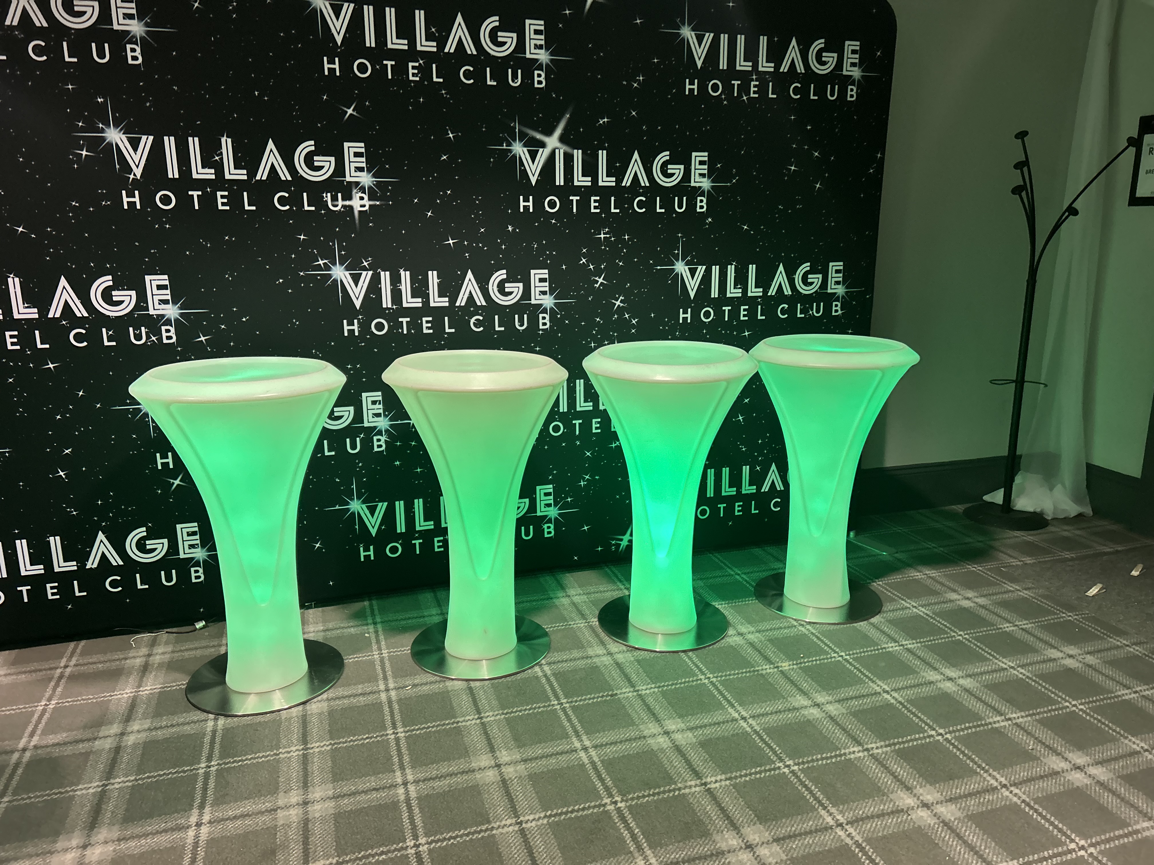 LED Poseur Table Hire Worcestershire