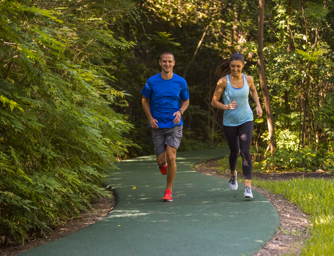 Couple Jogging Stock Photos