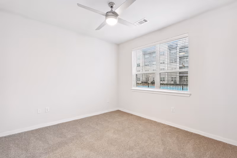 Empty room with window