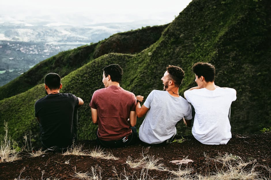 friends hiking - holistic stress management techniques