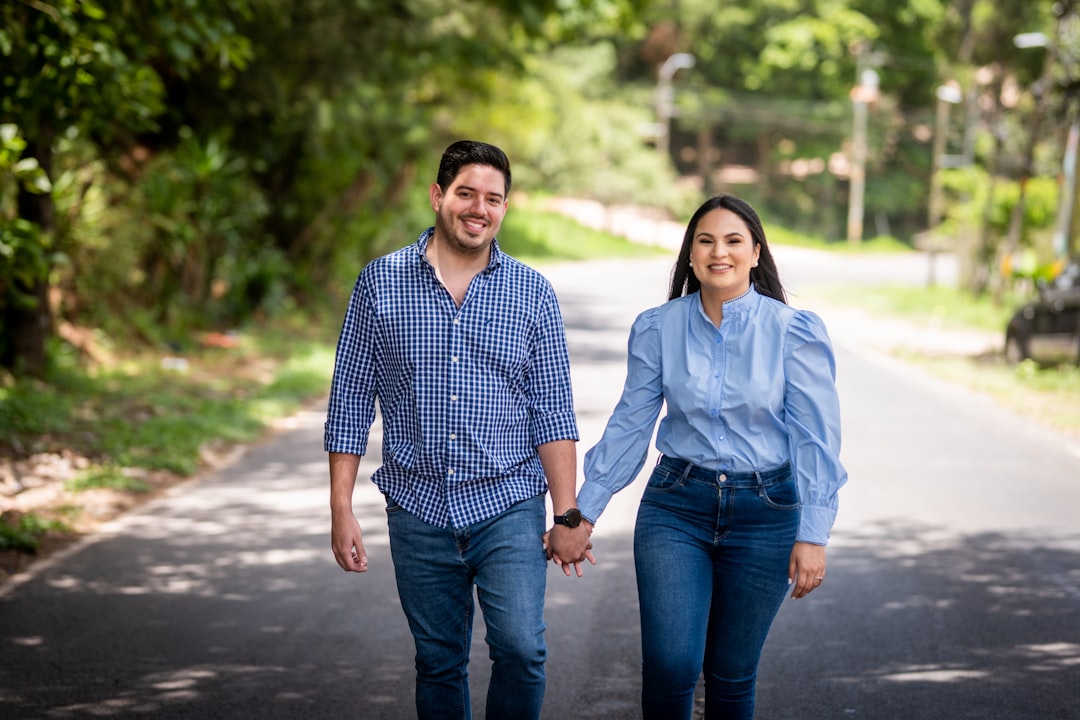 Fort Worth couple walking together after successful counseling session, showing renewed connection and happiness - couples counseling fort worth