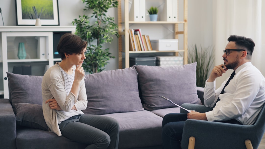 two people having a supportive conversation - counseling group session anxiety and eating disorders