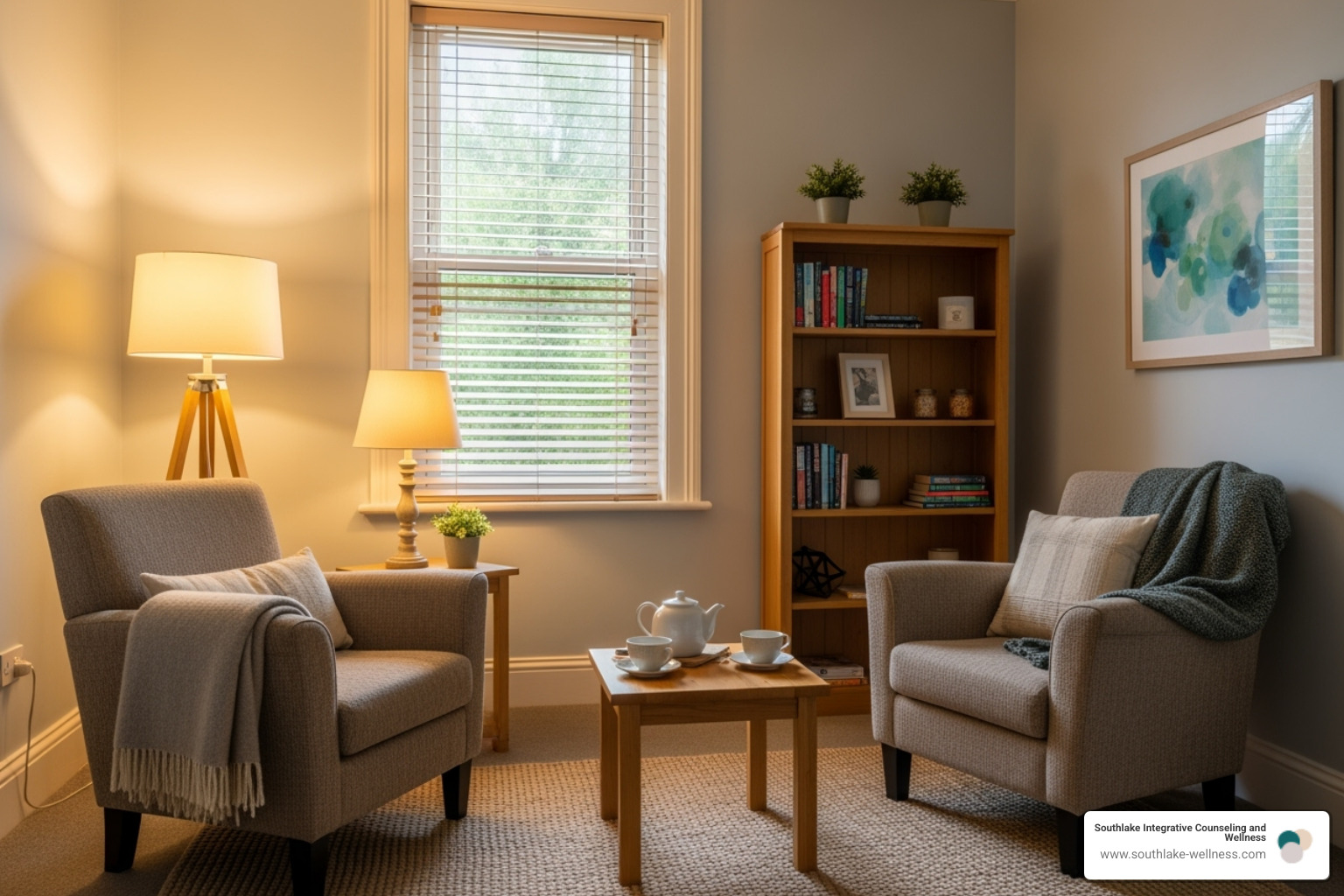 comfortable and safe therapy room - Holistic mental wellness