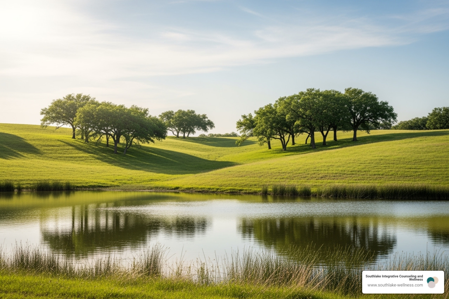Serene landscape in Southlake, Texas - Emotional freedom techniques
