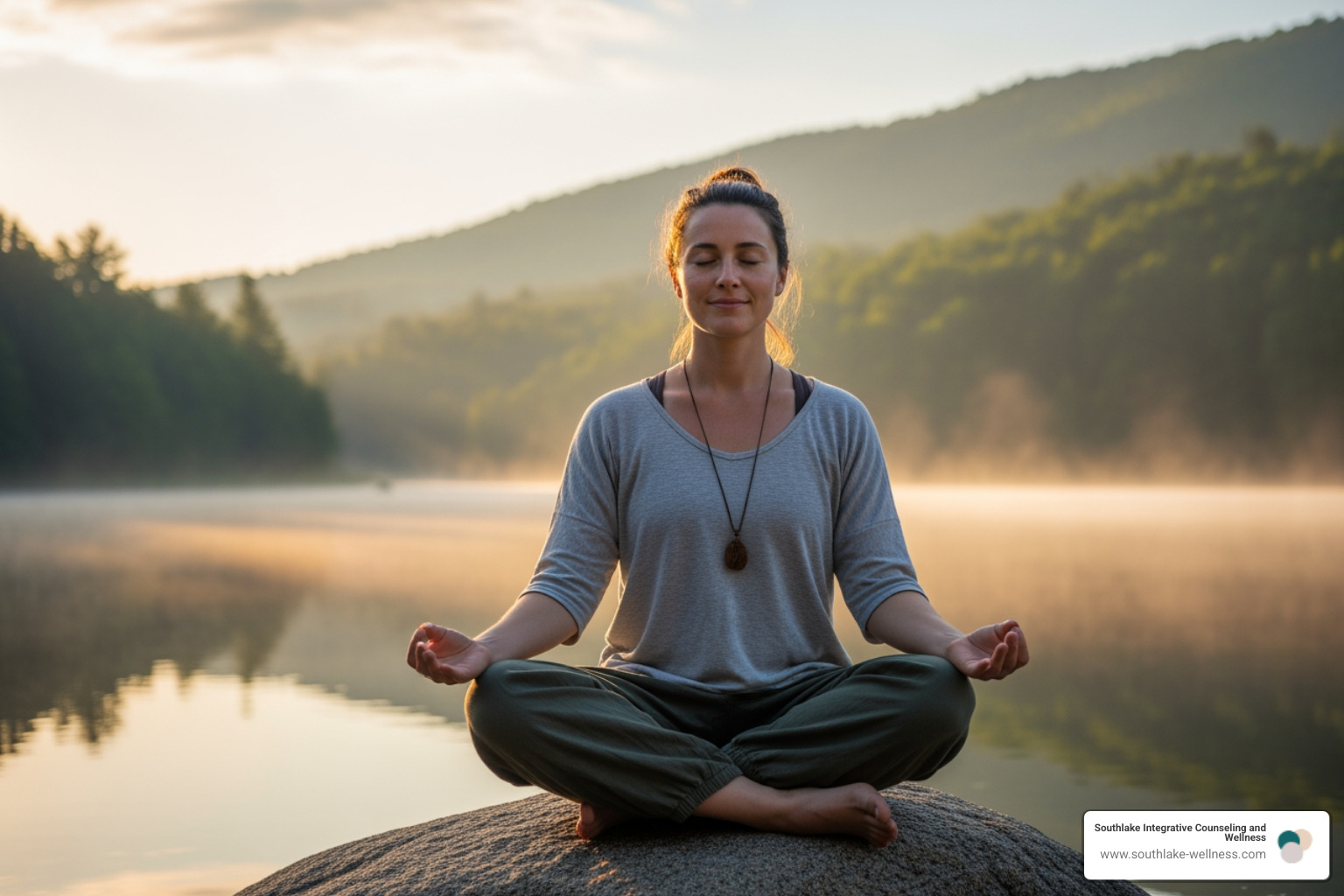 person practicing yoga or meditation peacefully - holistic counseling person practicing yoga or meditation peacefully - holistic counseling