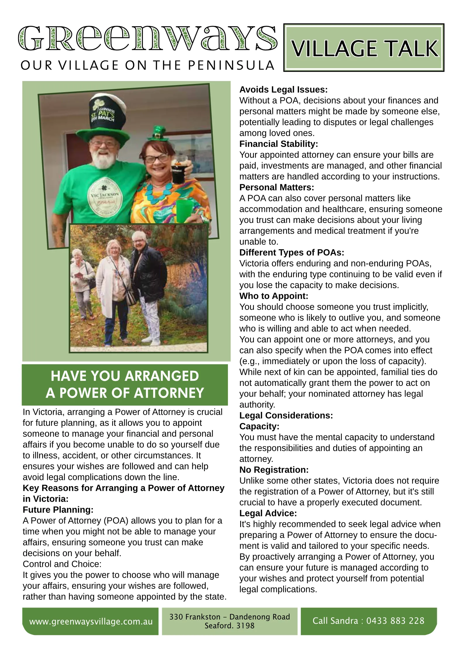 Village Talk Winter 2025 Page 5