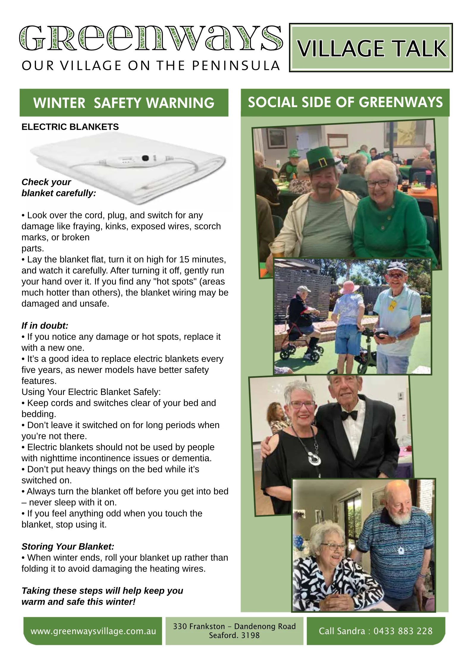 Village Talk Winter 2025 Page 4