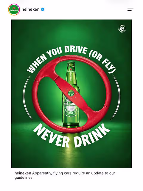 Heineken | Newsjacking examples from Tesla Roadster, funny marketing ads, MPiFY