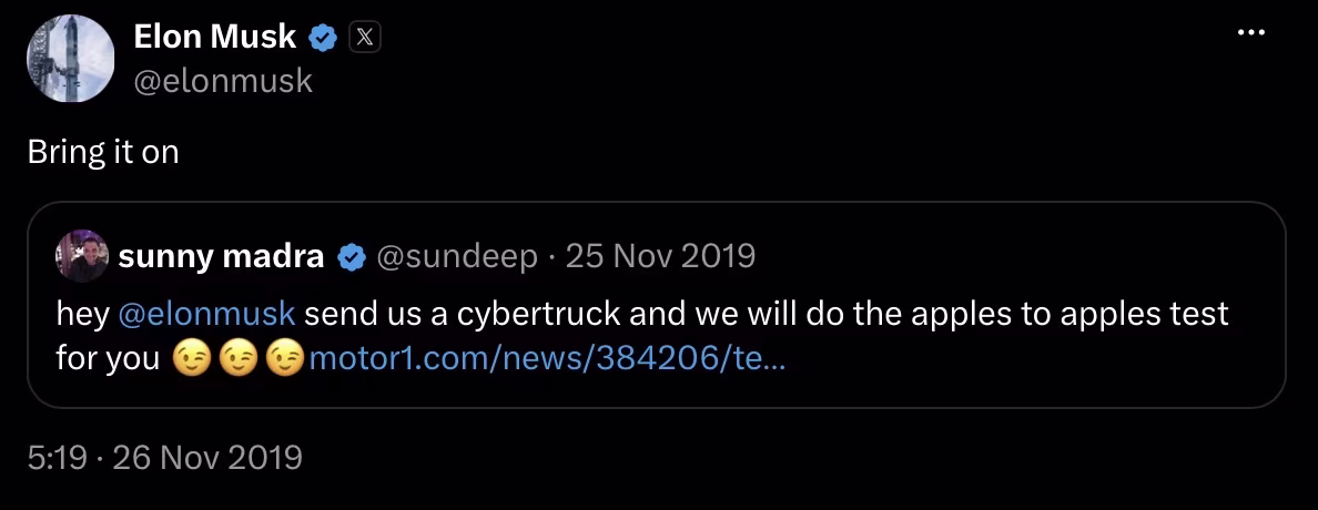 Ford | Newsjacking examples from Tesla moments, funny marketing ads, MPiFY